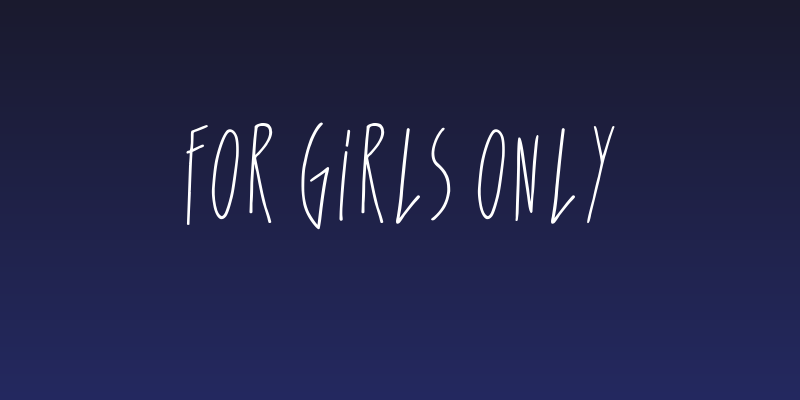 For Girls Only Social Header