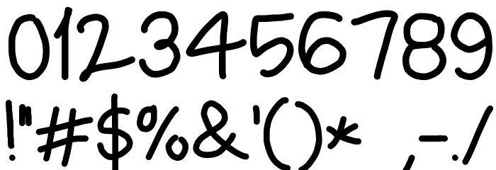 For Her By @fananmoch Font OTHER CHARS