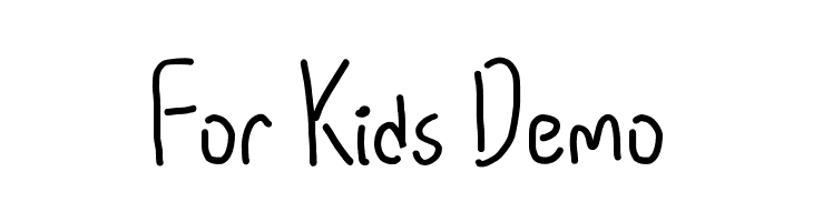 For Kids Demo  baixar fontes gratis
