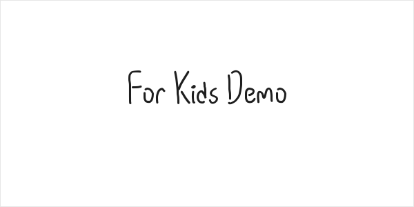 For Kids Demo Logo