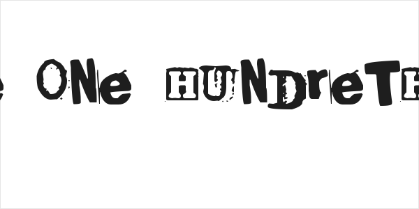 For The One Hundreth Time Logo