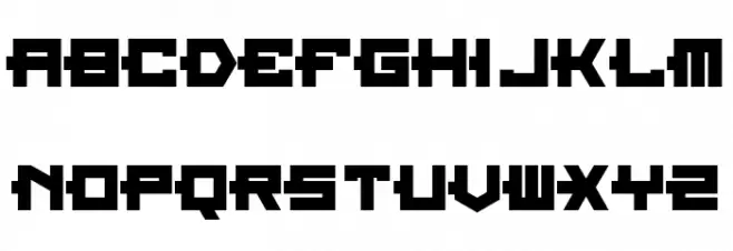 For The World Straight Font Litere mari