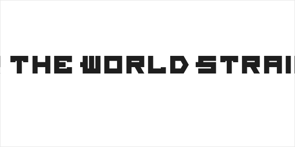 For The World Straight Logo