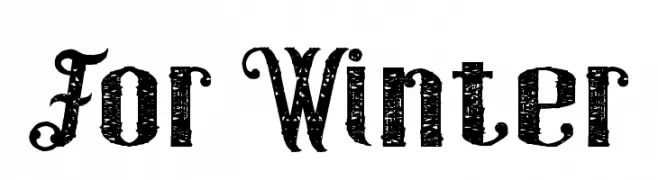 For Winter  免费字体下载
