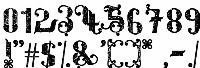 For Winter Font OTHER CHARS