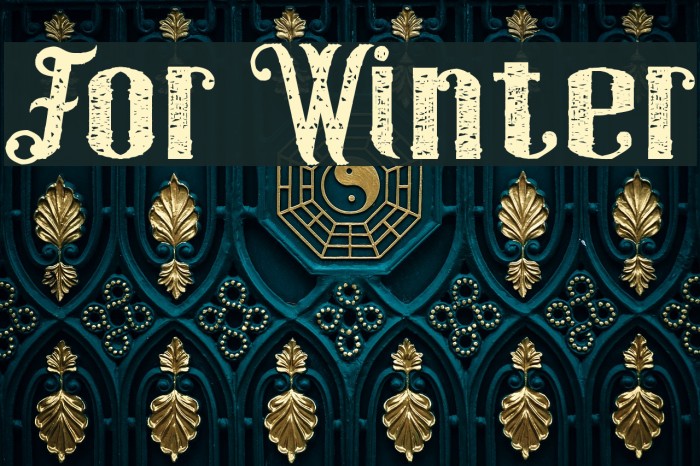 For Winter Font examples