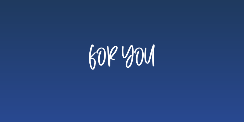 For You Social Header