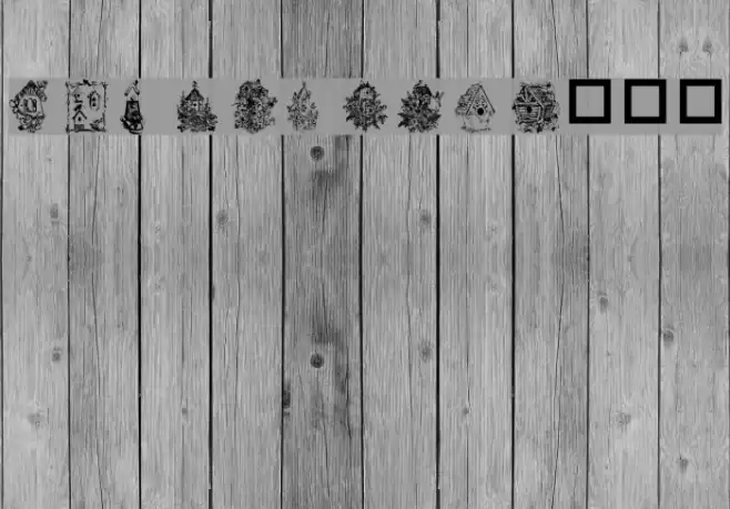 For the Birds Font examples