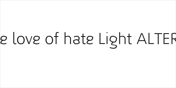 For the love of hate Light ALTERNATE Logo