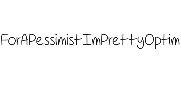 ForAPessimistImPrettyOptim Logo
