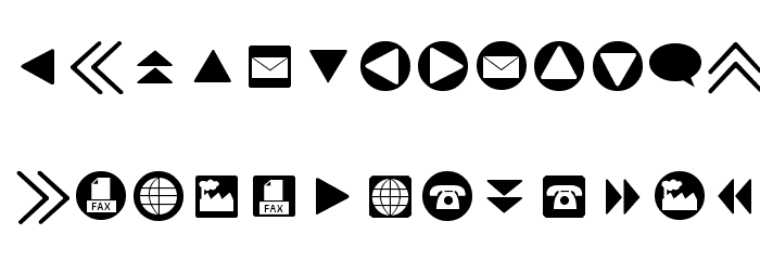 ForButtons Font LOWERCASE