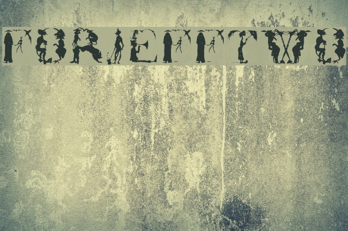 ForJeffTwo Font examples