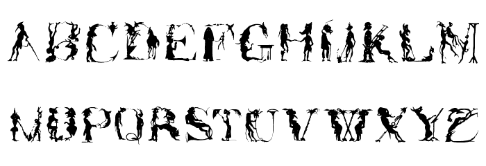 ForJeffTwo Font LOWERCASE