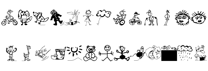ForKids Font LOWERCASE