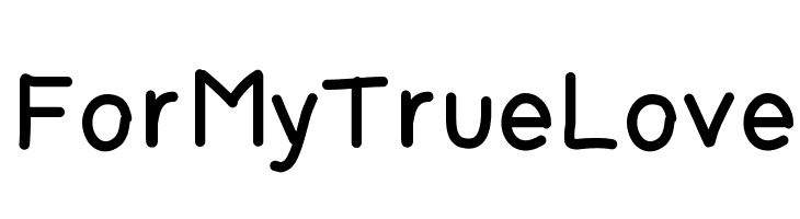 ForMyTrueLove  font caratteri gratis