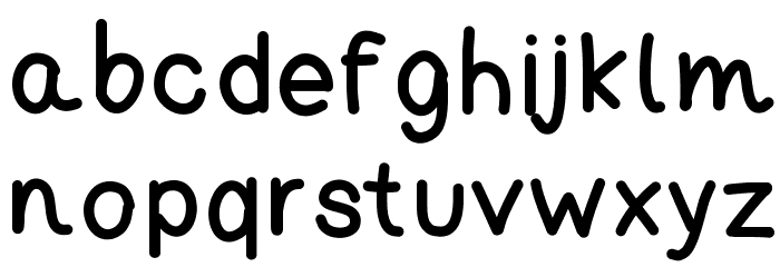 ForMyTrueLove Font LOWERCASE