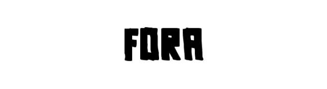 Fora  Frei Schriftart Herunterladen