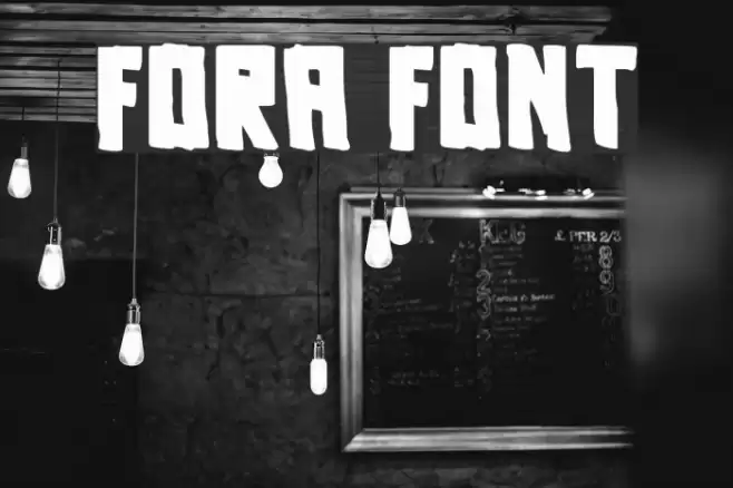Fora Font examples