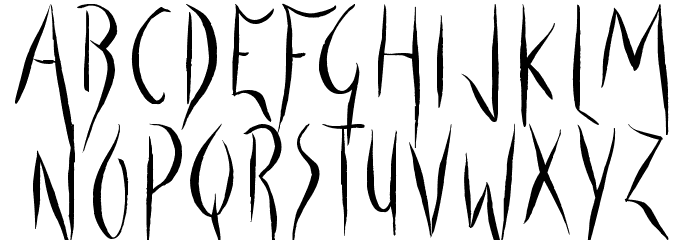 Forbid Nothing Font LOWERCASE
