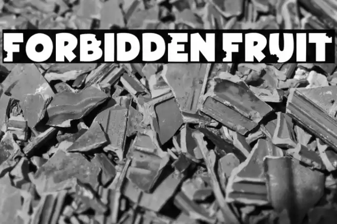Forbidden Fruit Шрифта examples