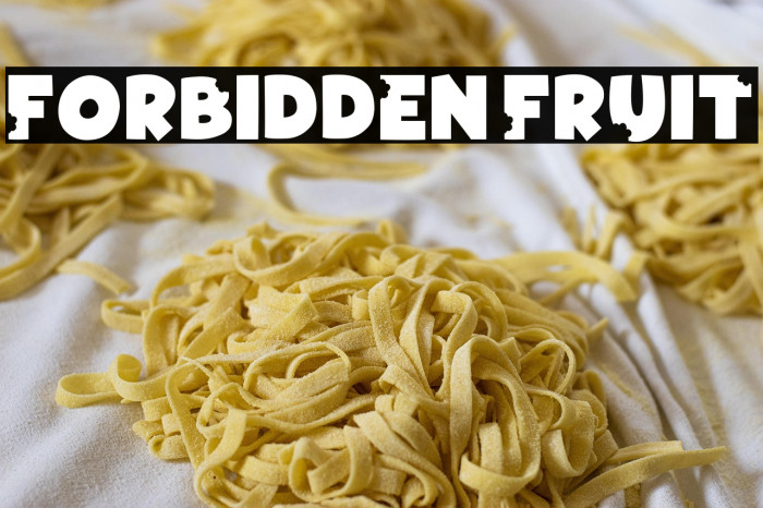 Forbidden Fruit Example 2