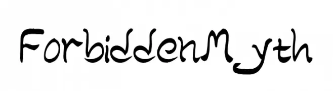 Forbidden Myth  Скачать бесплатные шрифты
