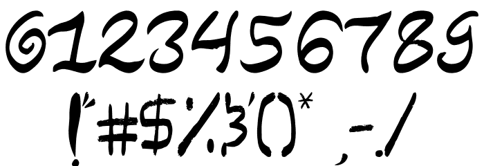Forbidden Myth Font OTHER CHARS