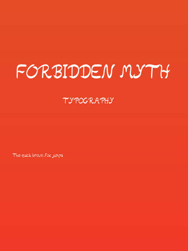 Forbidden Myth Poster