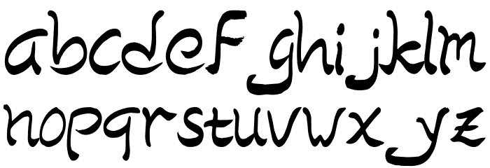 Forbidden Myth Font LOWERCASE