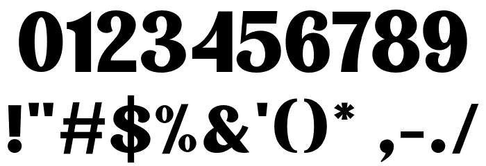 Forbiden Regular Font OTHER CHARS
