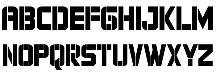 Force Commander Condensed Font LOWERCASE
