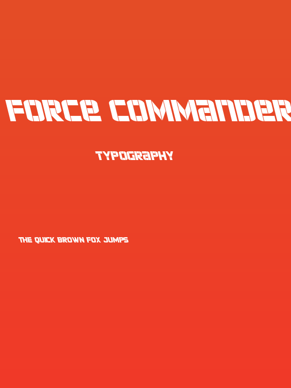 Force Commander Leftalic Poster
