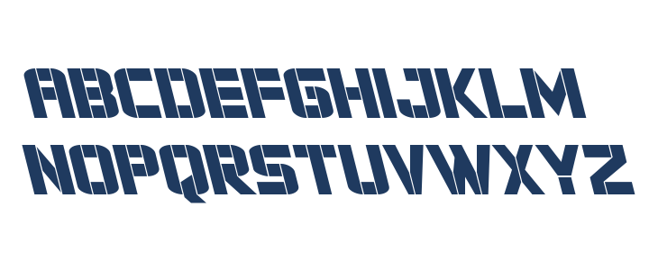 Force Commander Leftalic Lowercase