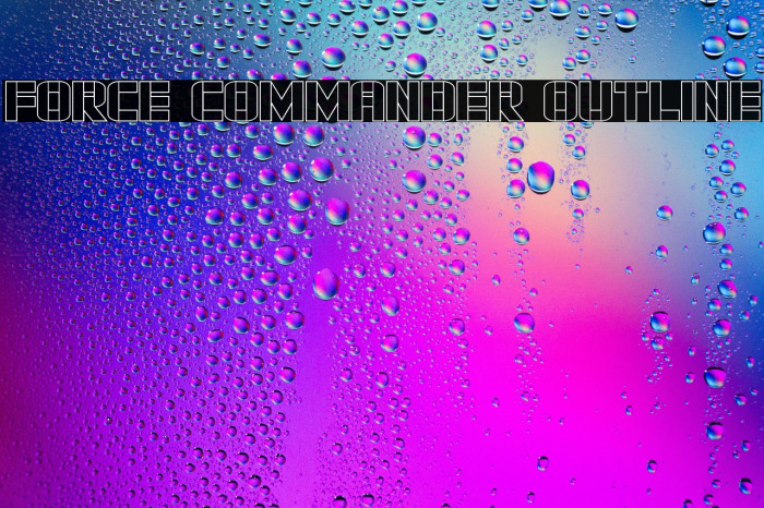 Force Commander Outline Example 1