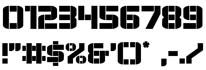 Force Commander Font OTHER CHARS