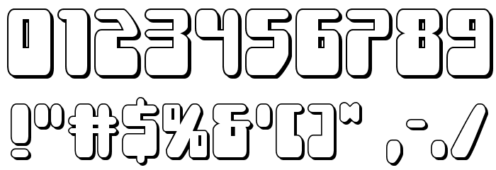 Force Majeure 3D Schriftart Anderer Schreiben