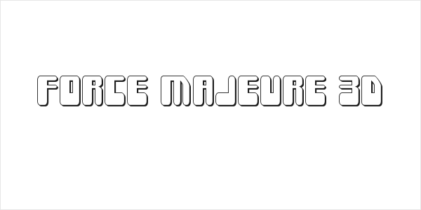 Force Majeure 3D Logo
