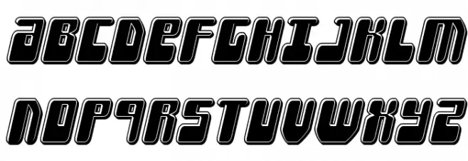 Force Majeure Bevel Italic Шрифта ВЕРХНИЙ