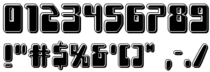 Force Majeure Bevel Font OTHER CHARS