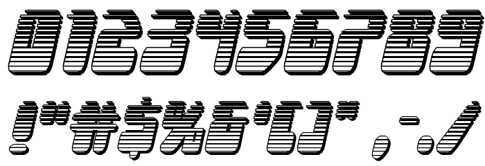 Force Majeure Chrome Italic फ़ॉन्ट अन्य घर का काम