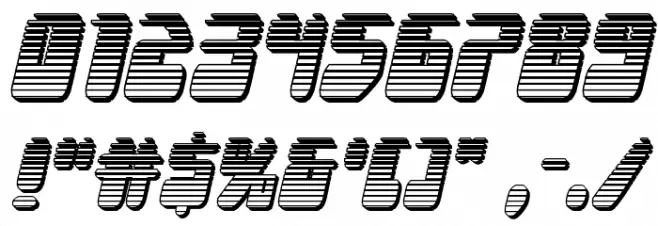 Force Majeure Chrome Italic फ़ॉन्ट अन्य घर का काम