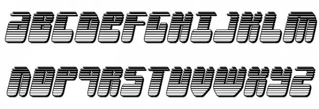 Force Majeure Chrome Italic Polices MAJUSCULES