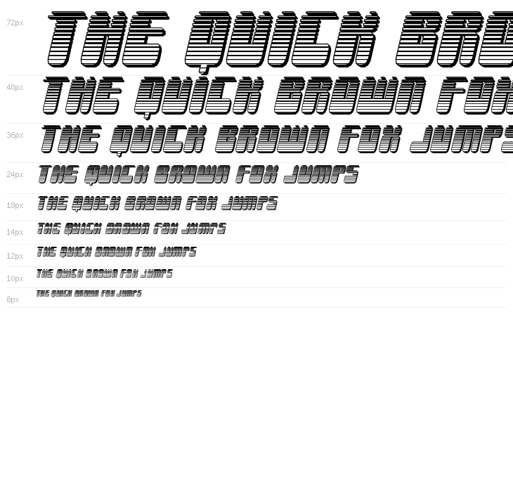 Force Majeure Chrome Italic Waterfall