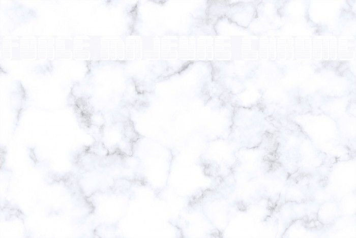 Force Majeure Chrome Font examples