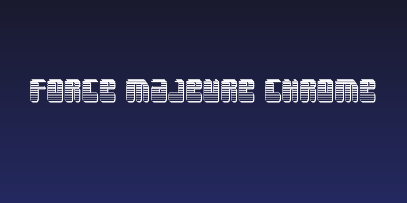 Force Majeure Chrome Social Header