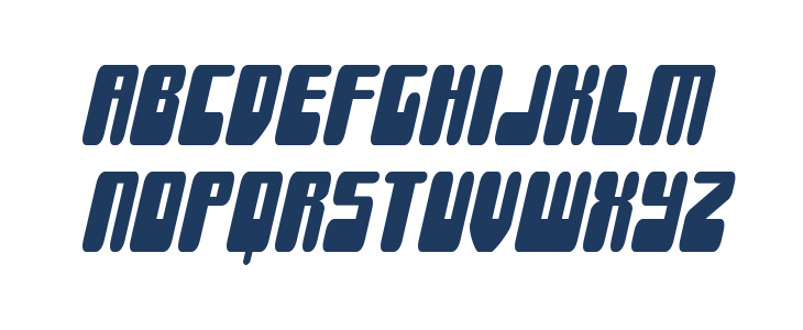 Force Majeure Condensed Italic Lowercase