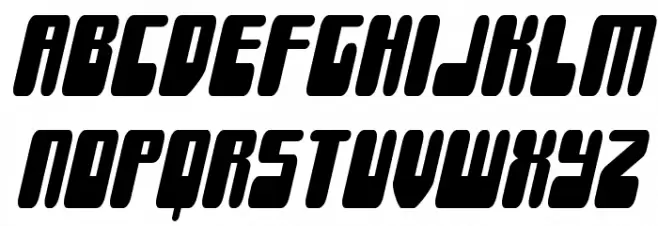 Force Majeure Condensed Italic फ़ॉन्ट लोअरकेस