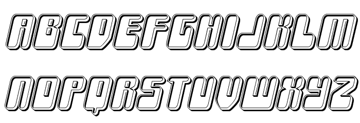 Force Majeure Engraved Italic Font LOWERCASE