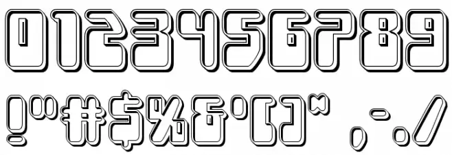 Force Majeure Engraved Font OTHER CHARS