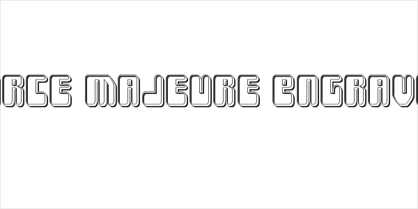 Force Majeure Engraved Logo